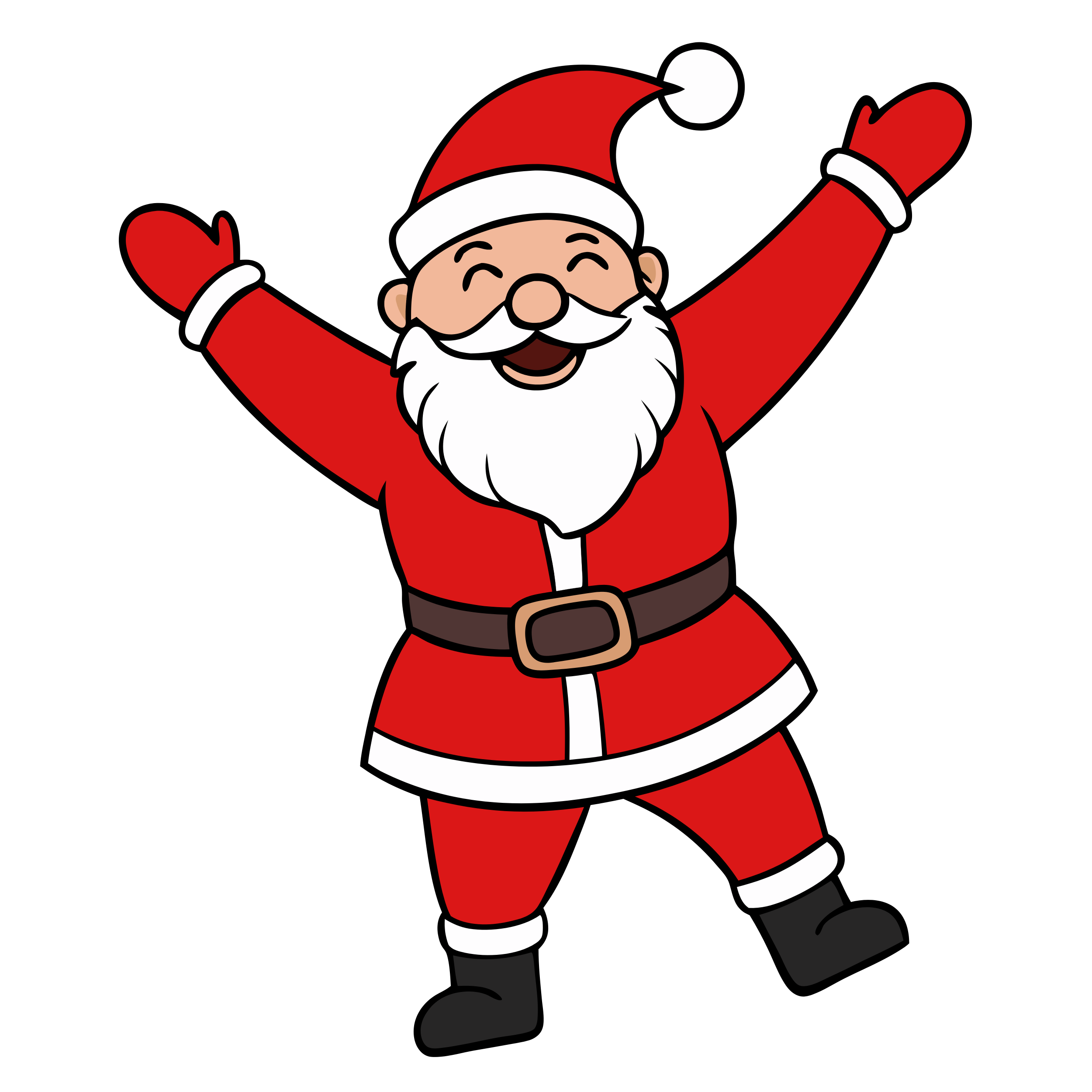 Waving Santa